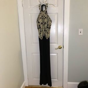 Formal dress with slit